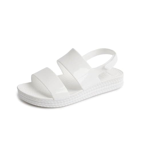 Water-Friendly Platform Sandal for Women with Adjustable Velcro Strap