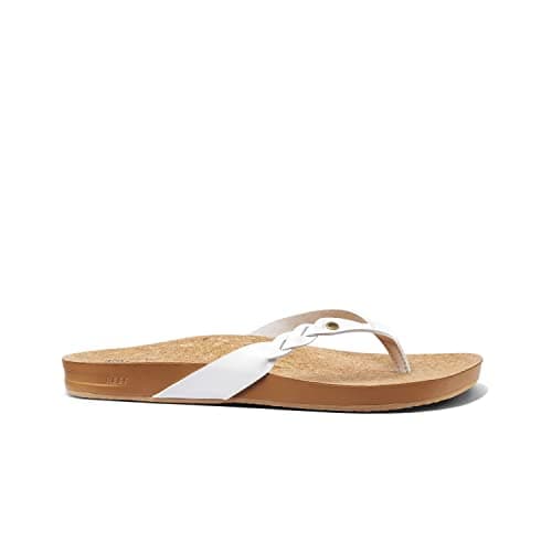 REEF Women's Cushion Court Twist Flip Flop with Arch Support