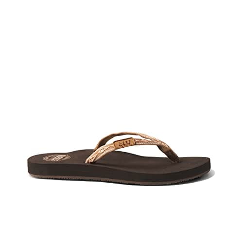 REEF Women's Ginger Beach Flip Flop, Recycled PET Strap
