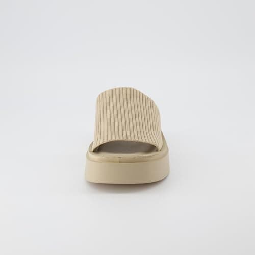 CUSHIONAIRE Women's Pim Knit Platform Sandal with Memory Foam