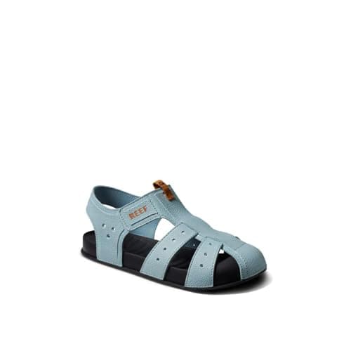 REEF Kids' Water Friendly Beachy Fisherman Sandal, Adjustable Velcro Strap