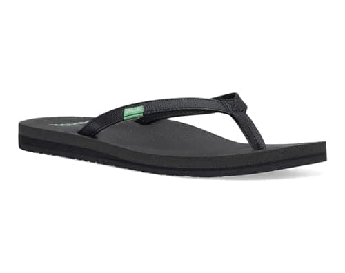 Sanuk Yoga Joy Flip Flops for Women with Memory Foam Footbed