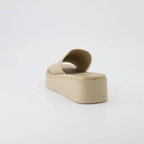 CUSHIONAIRE Women's Pim Knit Platform Sandal with Memory Foam