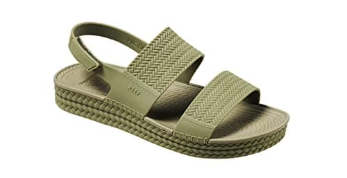 Water-Friendly Platform Sandal for Women with Adjustable Velcro Strap