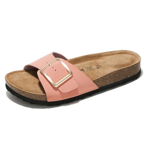 Project Cloud Women's Comfortable Memory Foam Genuine Leather Sandals
