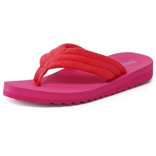 EZSURF Women's Arch Support Flip-Flops for Comfortable Yoga Mat Sandals