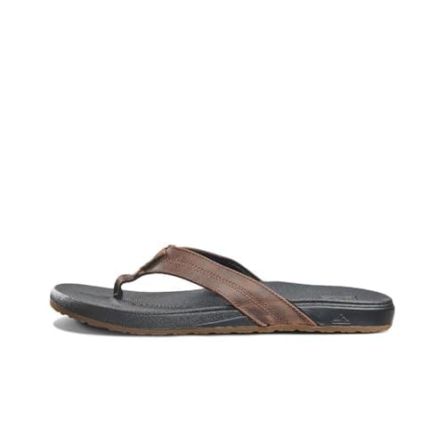 REEF Men's Phantom LE Flip Flop, Full Grain Leather Straps