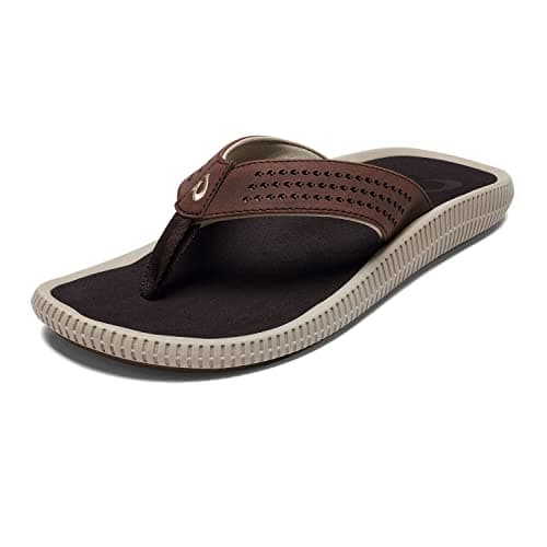 Men's Beach Sandals by OLUKAI, Quick-Dry Flip-Flop Slides, Water Resistant