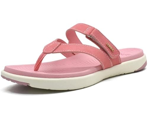 COFACE Women's Fashion Orthotic Flip Flops with Arch Support