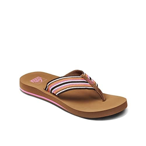 REEF Women's Soft-Woven Strap Beach Flip Flop with Cushion Footbed