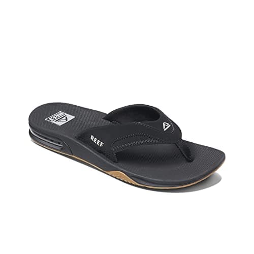 REEF Men's Fanning Speed Logo Flip Flop