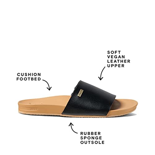 REEF Women's Cushion Scout Slide Sandal - Comfortable Beach Trail Sandal