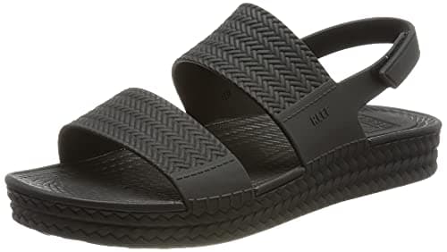 Water-Friendly Platform Sandal for Women with Adjustable Velcro Strap