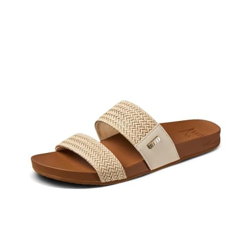 REEF Women's Vista Braid II Slide Sandal, Ultra Soft Cushion Footbed