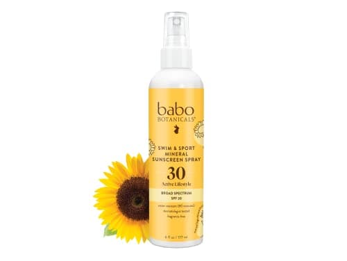 Babo Botanicals Mineral Sunscreen Spray SPF 30 - Natural Zinc Oxide