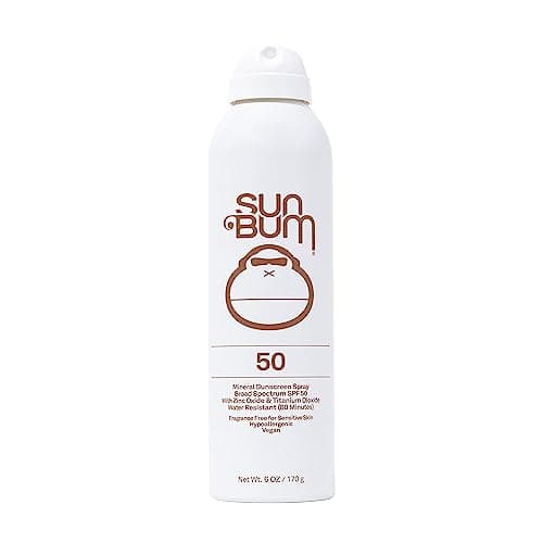 Sun Bum Mineral SPF 50 Water-Resistant Sunscreen - Hawaii Compliant (No Octinoxate, Oxybenzone) - 6 oz