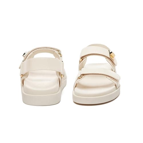 Rihero Women's Comfortable Flat Sandals with Adjustable Straps