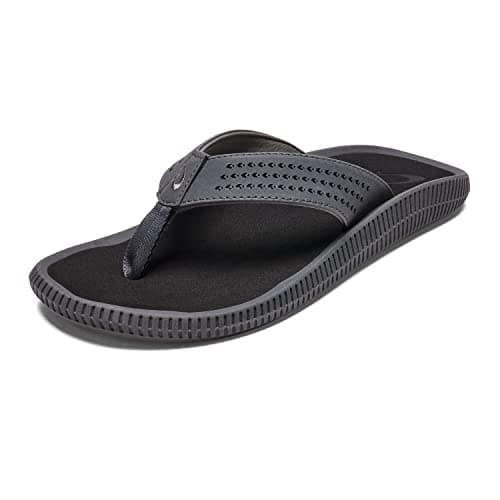 Men's Beach Sandals by OLUKAI, Quick-Dry Flip-Flop Slides, Water Resistant