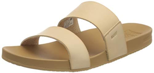 REEF Women's Vista Slide Sandal, Vegan Leather Strap