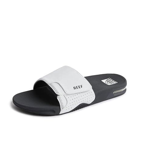 REEF Men's Fanning Slide Sandal, Arch Support, Durable Outsole, Water Friendly