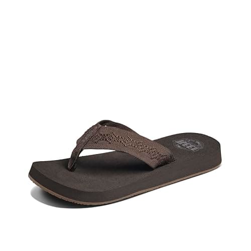 REEF Women's Sandy Flip-Flop Beach CasualComfortable Outdoor Sandals
|REEF Women's Sandy Flip-Flop Summer Lightweight Easy-Wear Footwear
|REEF Women's Sandy Flip-Flop Floral Design Casual Flats