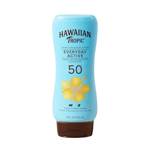 Hawaiian Tropic Island 8 oz Sport Broad Spectrum SPF 50 Sunscreen