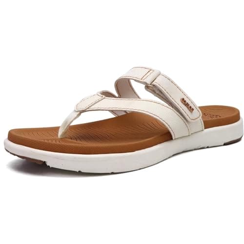COFACE Women's Fashion Orthotic Flip Flops with Arch Support