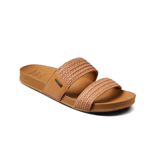 REEF Women's Vista Braid II Slide Sandal, Ultra Soft Cushion Footbed