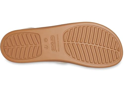 Crocs Women's Brooklyn Low Wedge Sandal, Chalk Woven, Size 7