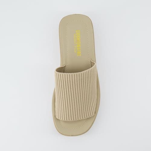 CUSHIONAIRE Women's Pim Knit Platform Sandal with Memory Foam