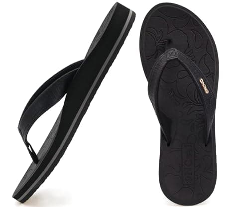 ONCAI Women's Comfortable Summer Flip Flops with Arch Support