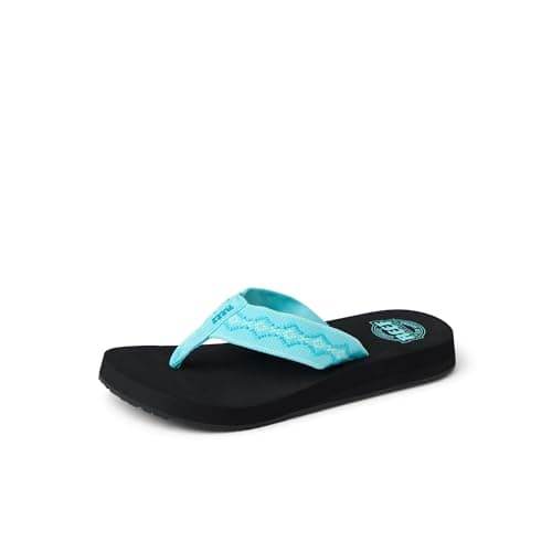 REEF Women's Sandy Flip-Flop Beach CasualComfortable Outdoor Sandals
|REEF Women's Sandy Flip-Flop Summer Lightweight Easy-Wear Footwear
|REEF Women's Sandy Flip-Flop Floral Design Casual Flats