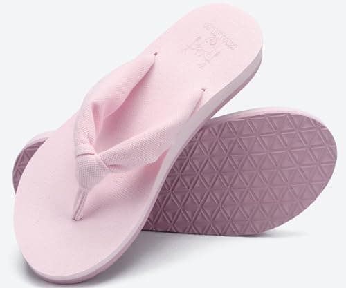 KuaiLu Arch Support Yoga Mat Thong Sandals for WomenComfortable Summer Beach Walking