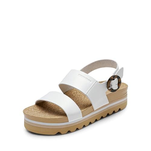 Dream Pairs Women's Comfortable Arch Support Cork Sole Flatform Sandals🐦Summer Beach Shoes