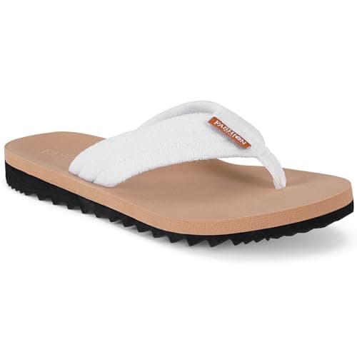 EZSURF Women's Arch Support Flip-Flops for Comfortable Yoga Mat Sandals