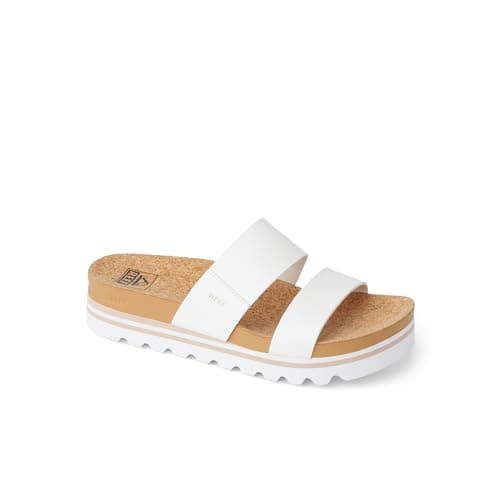 REEF Women's Cushion Vista Hi Platform Fashion Sandal + Comfort + Beachgoers + Summer + Lightweight + Bone-Dry Technology + 39 x 12 x 10 cm + Sun, Sea, Beach