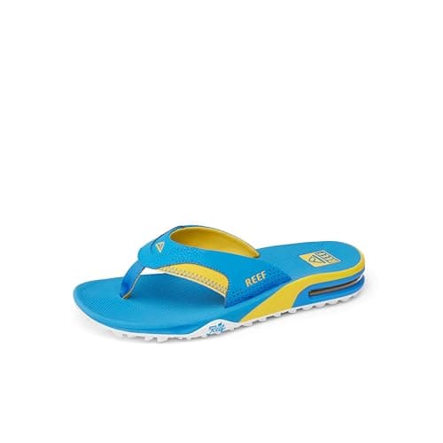 REEF Men's Arch Support Fanning Pregame Flip Flop, Durable Outsole, Water Friendly