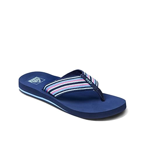REEF Women's Soft-Woven Strap Beach Flip Flop with Cushion Footbed