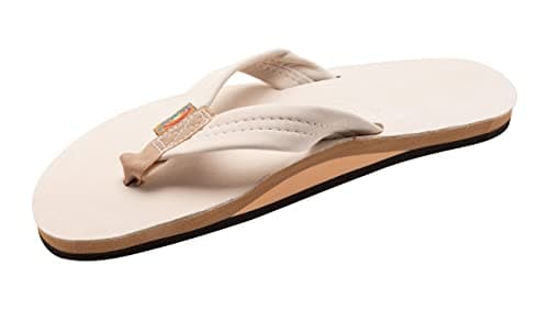 Men's Premier Leather Single Layer Rainbow Sandals