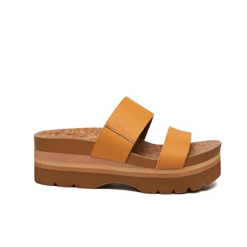 Athlefit Women's Summer Flatform Sandals with Arch Support
