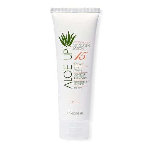 Aloe Up Continuous Sunscreen SPF 50 - Broad Spectrum UVA/UVB Protection - Moisturizing Coconut & Mango