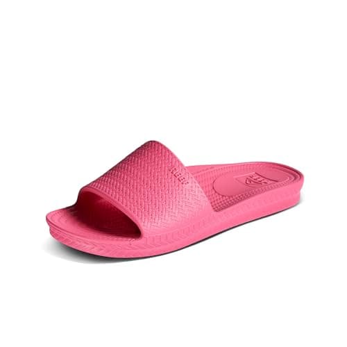 REEF Women's Water Scout Slide Sandal, Black Size 9