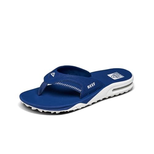 REEF Men's Arch Support Fanning Pregame Flip Flop, Durable Outsole, Water Friendly