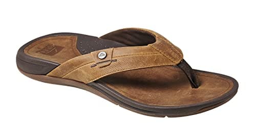 REEF Men's Pacific Leather Sandal - Classic Summer Footwear