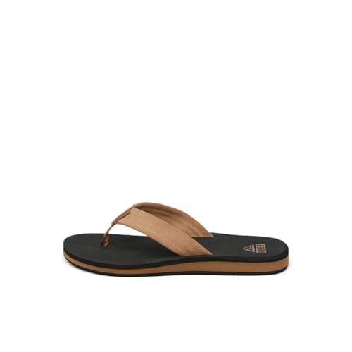 REEF Men's Groundswell Flip Flop Sandal, Premium Suede Straps