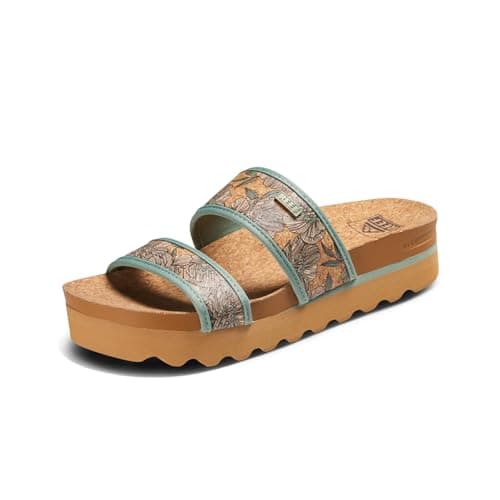 REEF Women's Cushion Vista Hi Platform Sandal - Comfortable Beach Hire