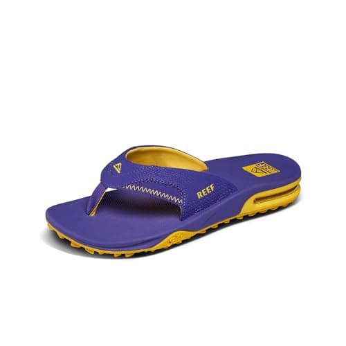 REEF Men's Arch Support Fanning Pregame Flip Flop, Durable Outsole, Water Friendly