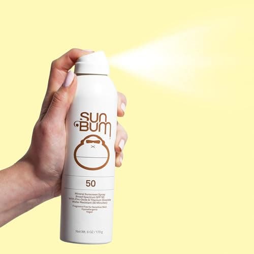 Sun Bum Mineral SPF 50 Water-Resistant Sunscreen - Hawaii Compliant (No Octinoxate, Oxybenzone) - 6 oz