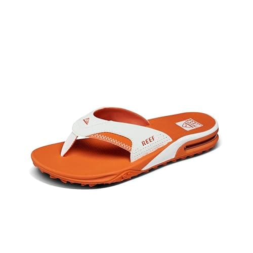 REEF Men's Arch Support Fanning Pregame Flip Flop, Durable Outsole, Water Friendly