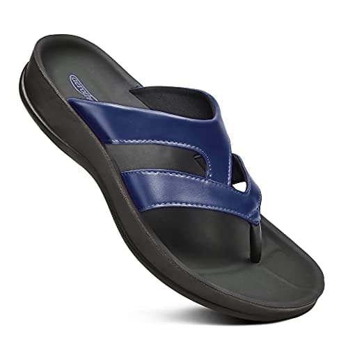 AEROTHOTIC Women's Strappy Arch Support Flip Flops Summer Essentials